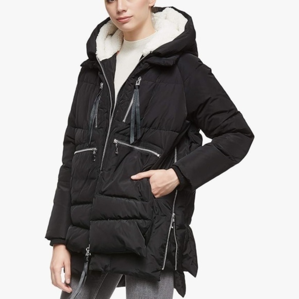Orolay Women's Thickened Down Jacket Size S Color Black
